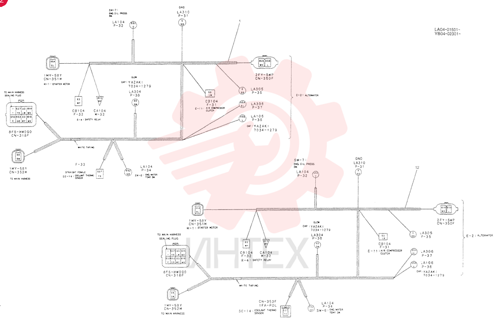 WIRE HARNESS YB16E00001F1 (2)