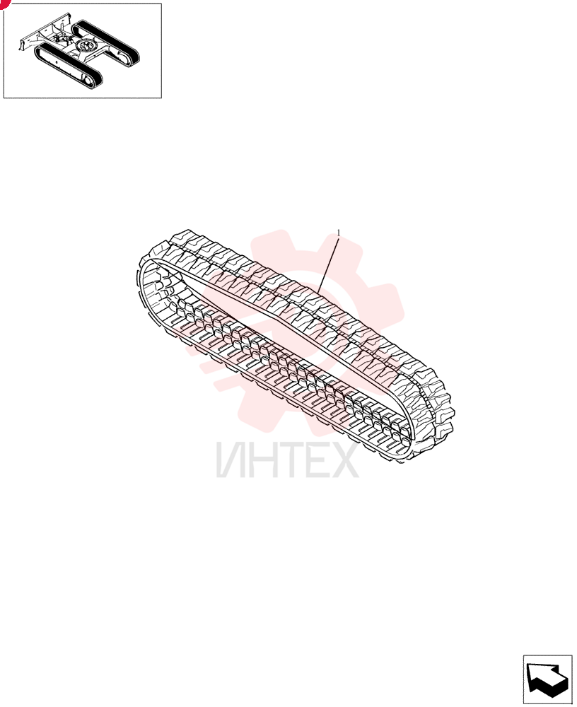 RUBBER TRACK 72282345