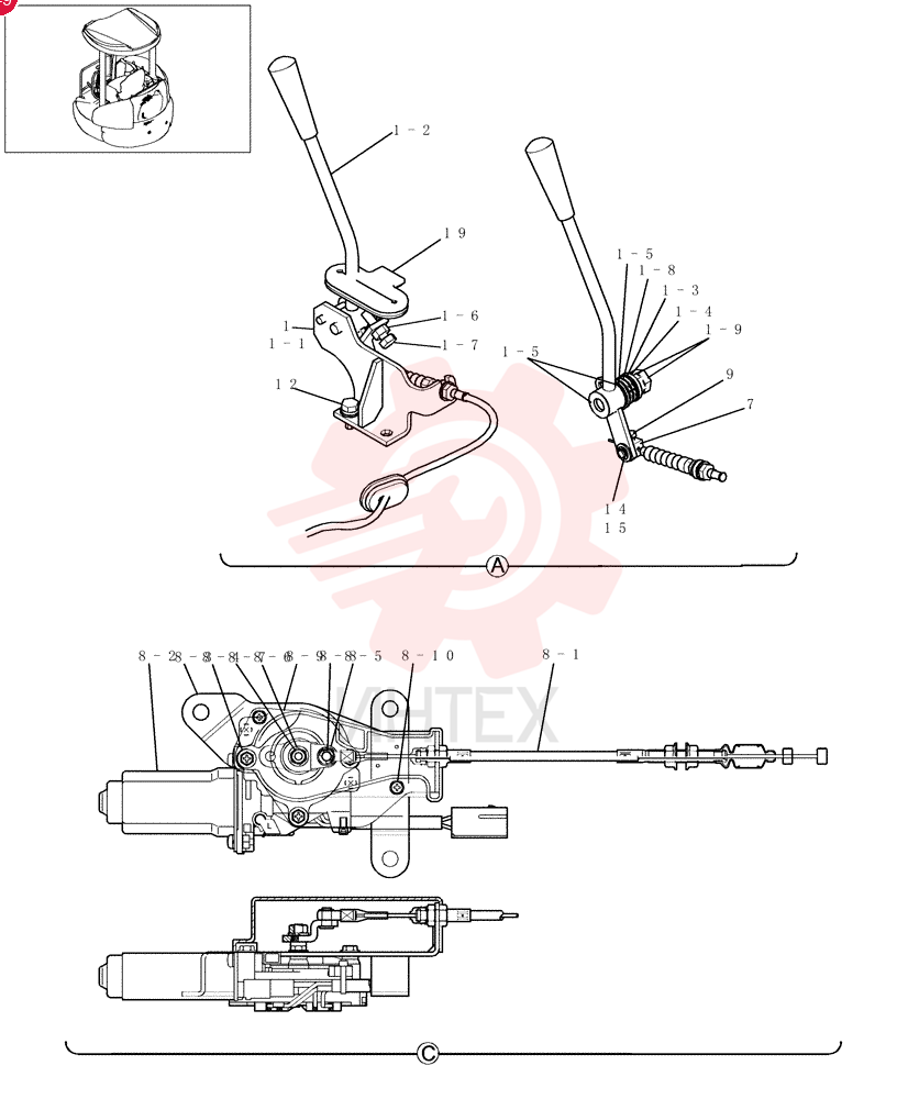 SET OF PARTS 72281527