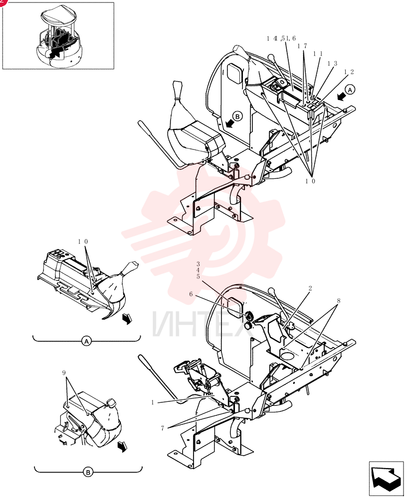 SET OF PARTS 72282351