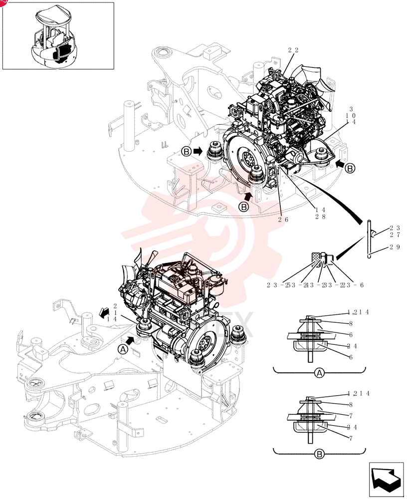 SET OF PARTS 72281438