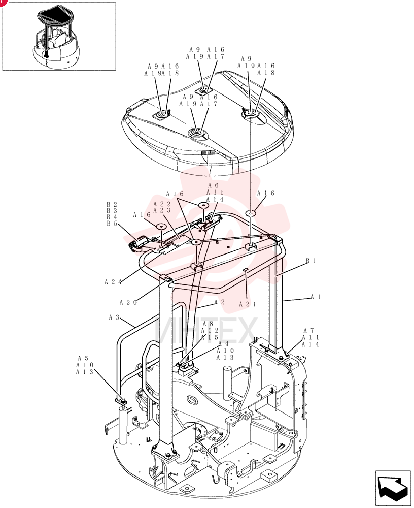 SET OF PARTS 72282635
