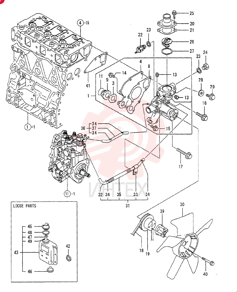 SET OF PARTS 72282867