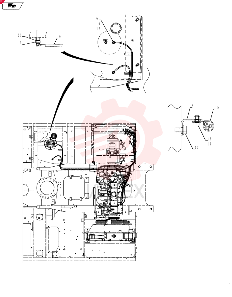 HYD CONNECTOR LQ21PU1003P1