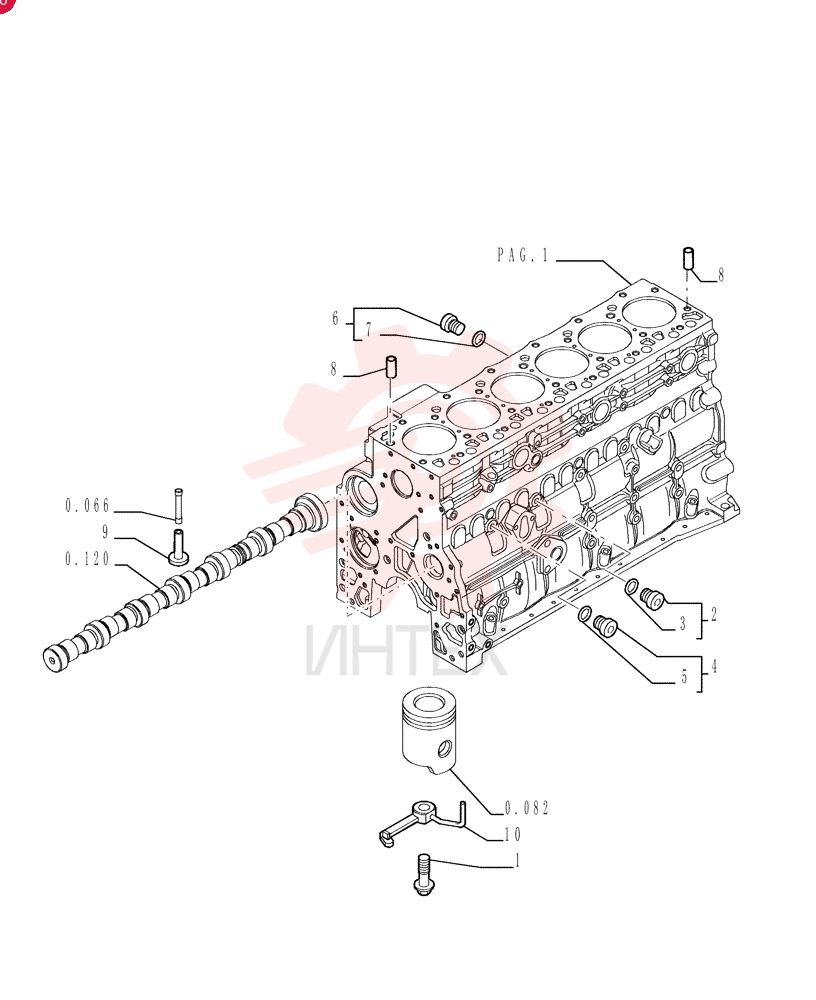 SCREW,Special, M8 x 20