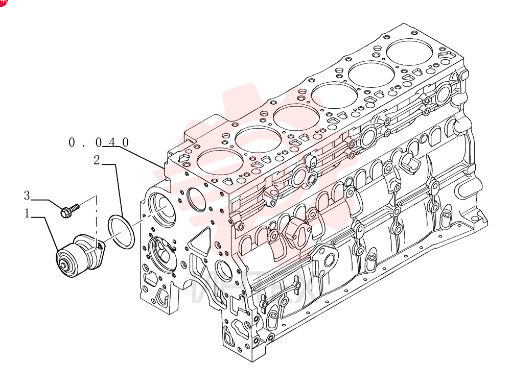 WATER PUMP 2853443