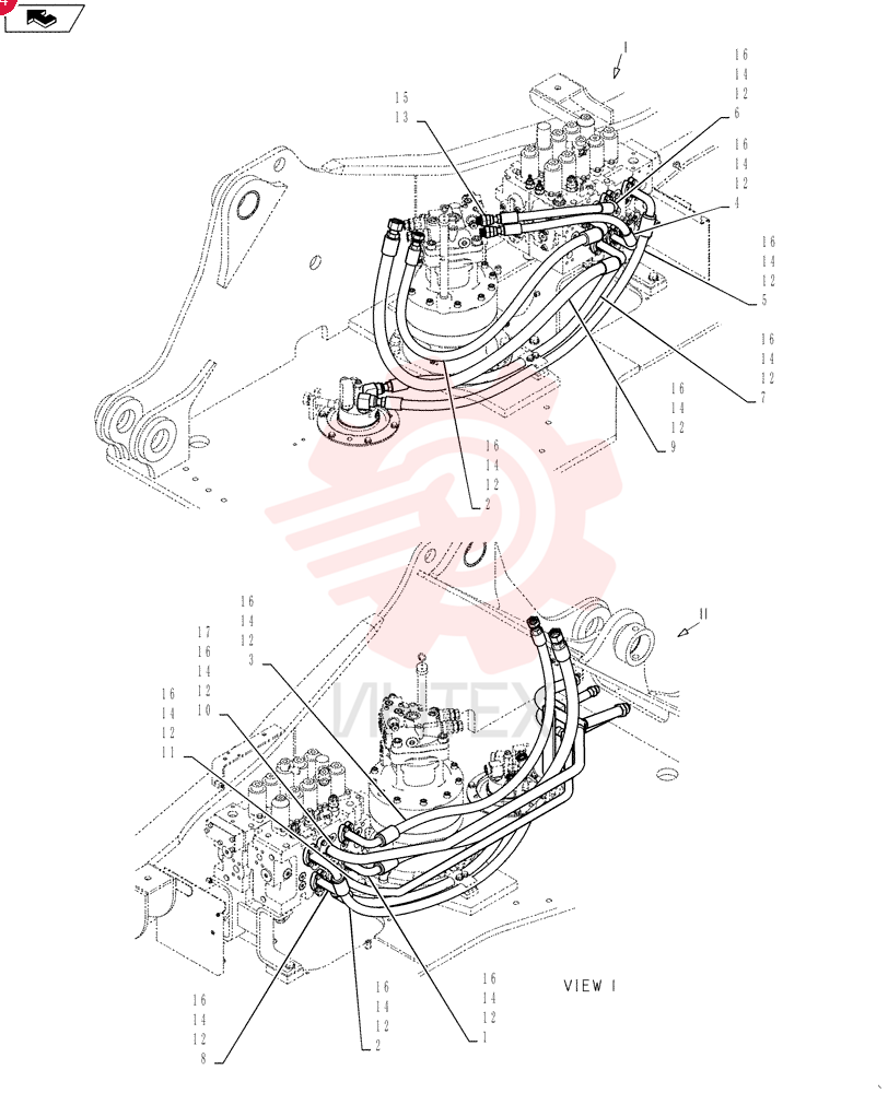 HYDRAULIC HOSE YN03H01805D1