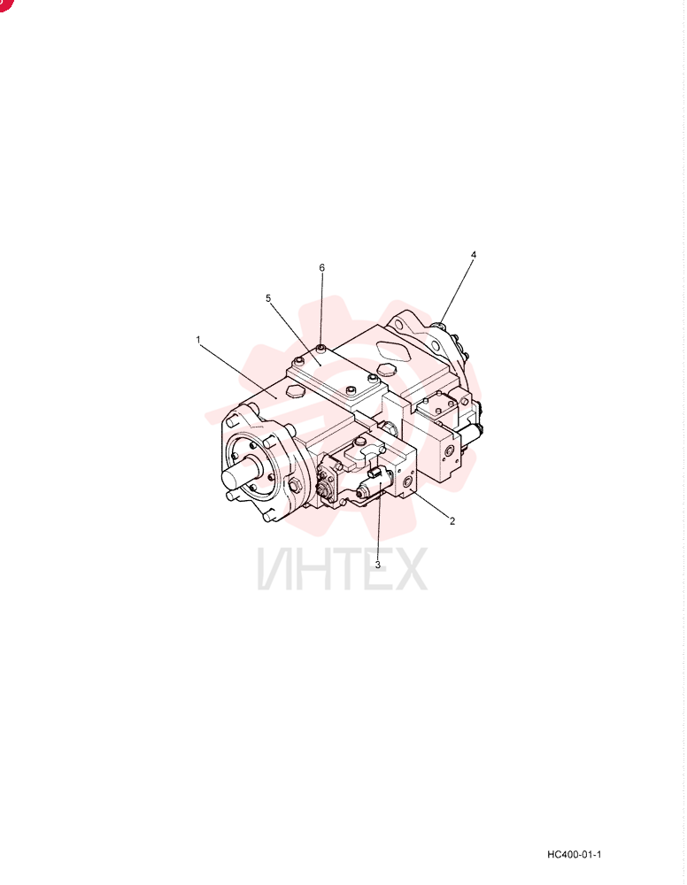 HYDRAULIC PUMP,110 CC YN10V00036F4 (1)