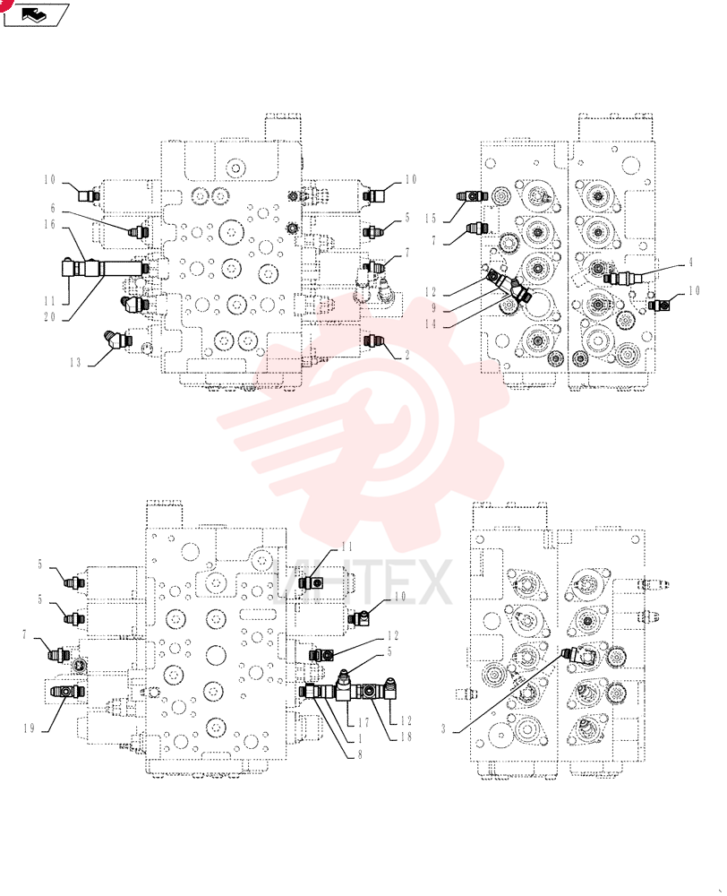 HYDRAULIC VALVE 72209013