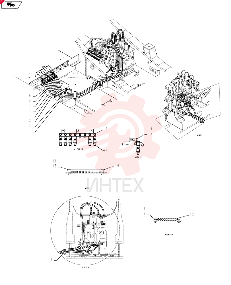 FLEXIBLE HOSE 87531068