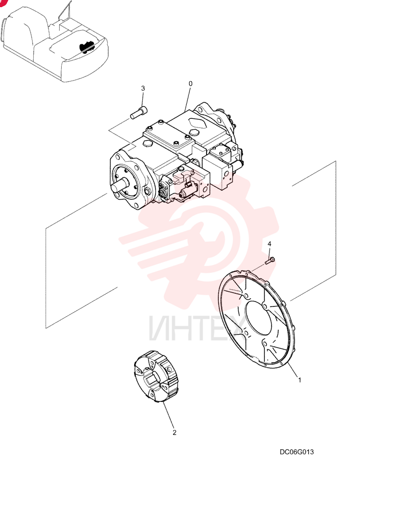 HYDRAULIC PUMP,110 CC YN10V00036F4 (2)