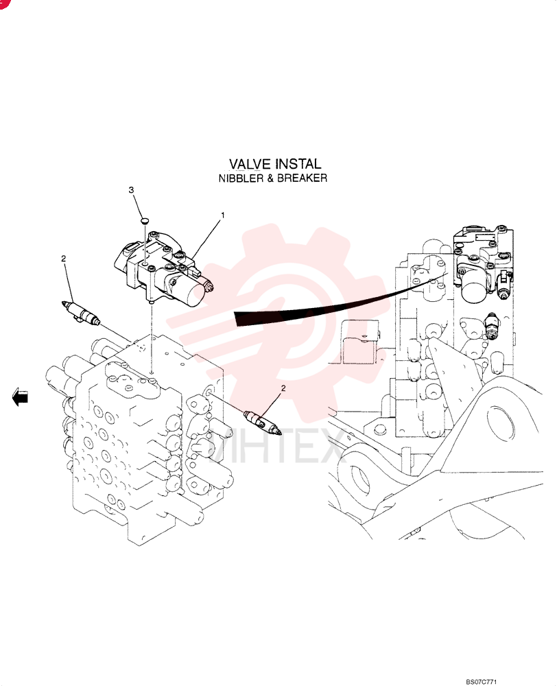 HYDRAULIC VALVE YN30V00104F1
