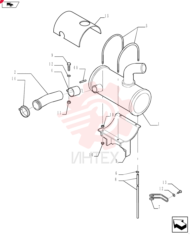 MUFFLER YN12P00040P1