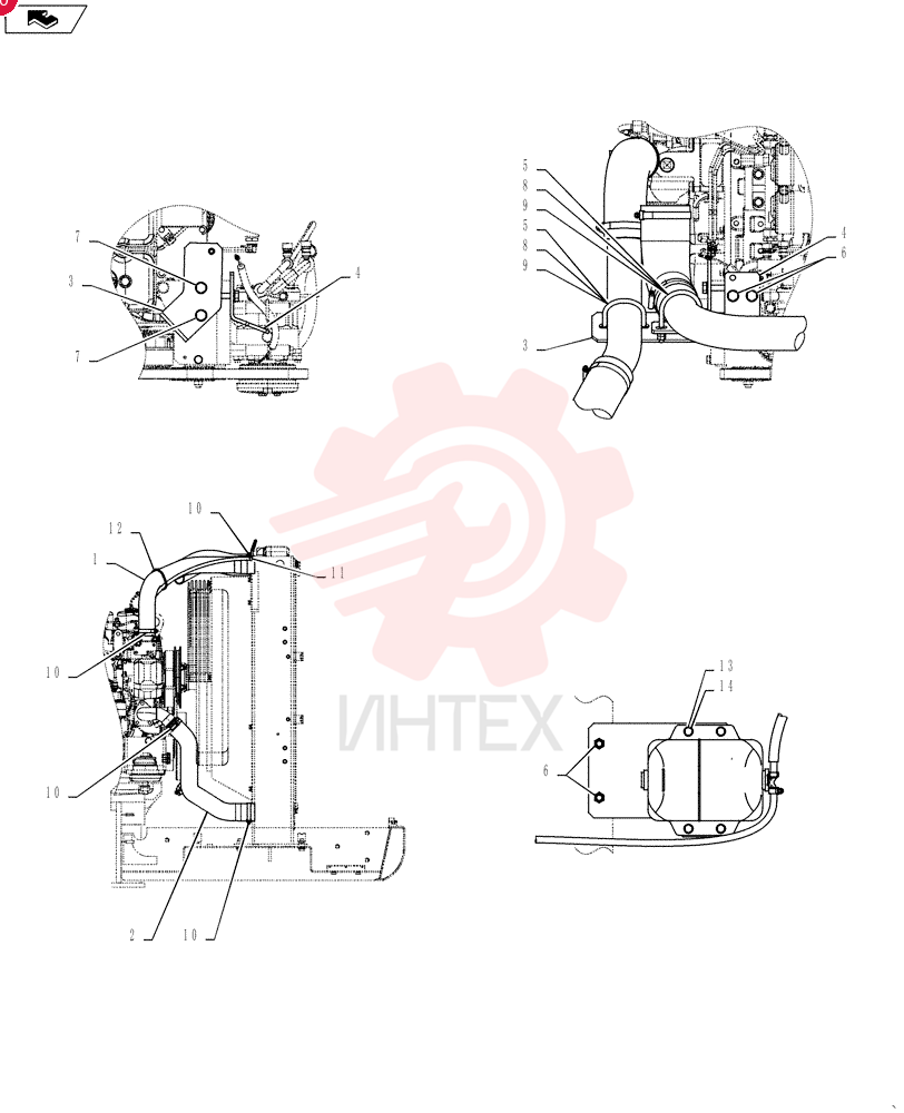 RADIATOR HOSE YN05P01418P1