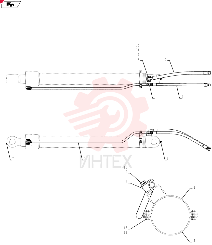 TUBE,27.2 mm OD x 1746, 131 mm Length YN42H01951P1 (2)