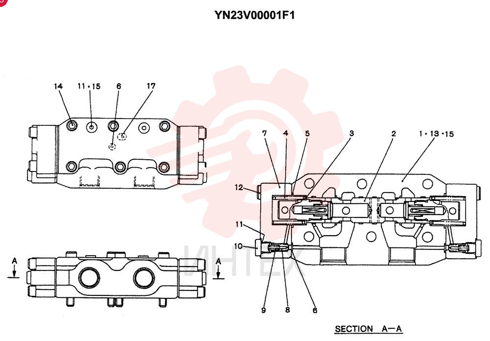 BRAKE VALVE YN23V00001F1