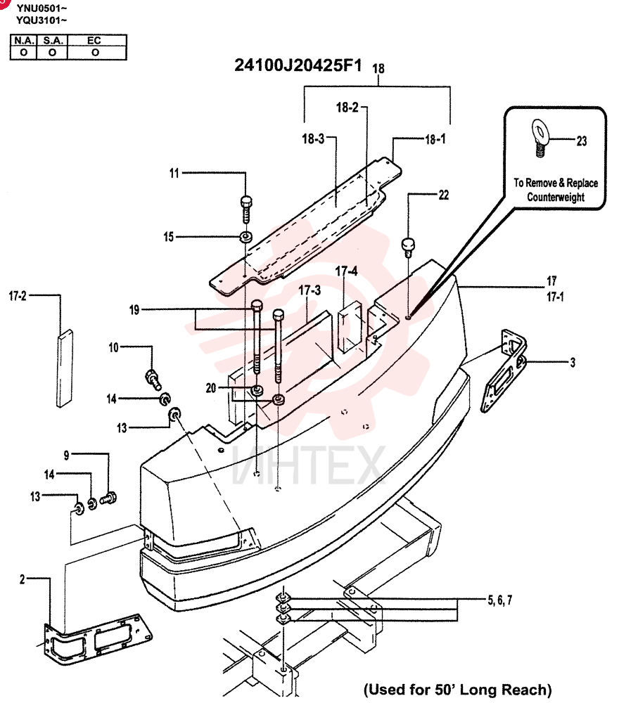 COUNTERWEIGHT 24100P5358F1