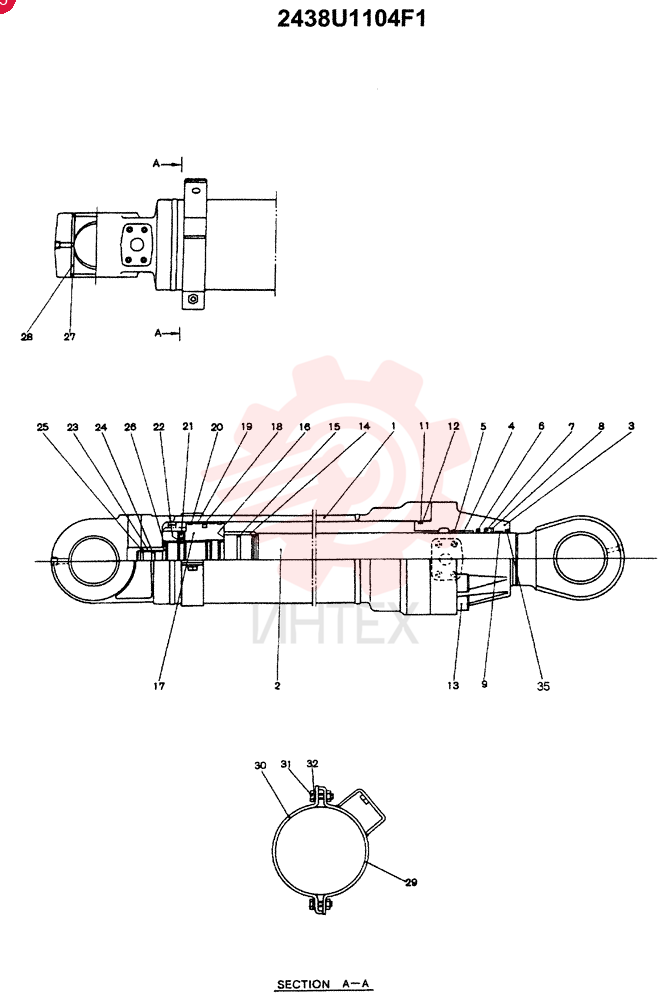CYLINDER 2438U1104F1