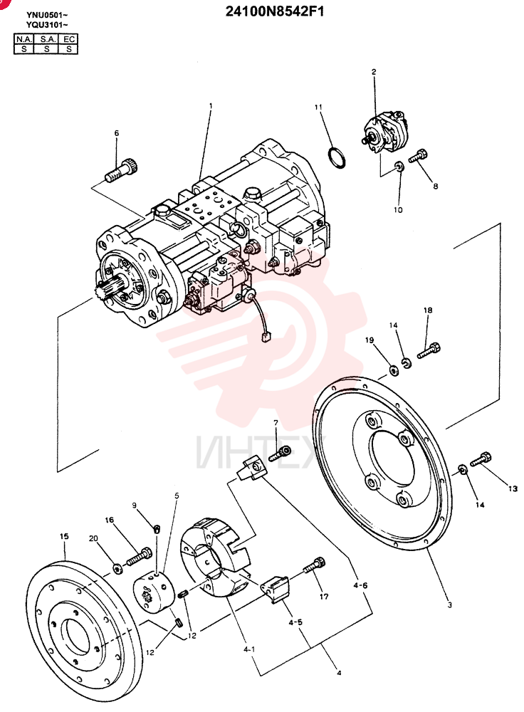 POWER TAKE-OFF ASSY 24100N8542F1