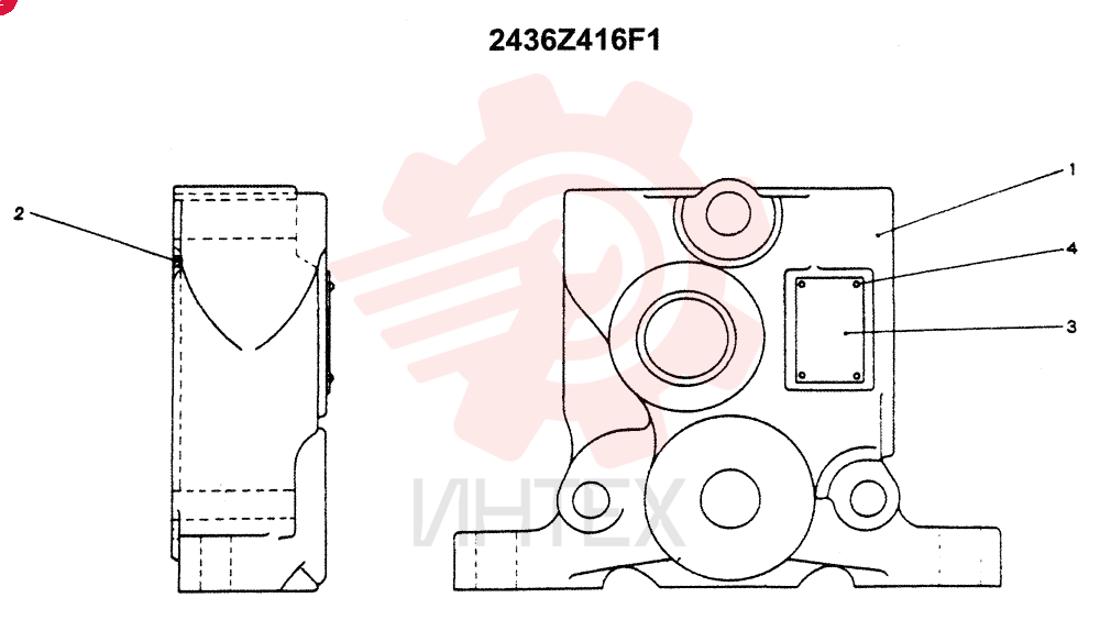 Схема (SK210) - MARK IV EXCAVATOR ASN YNU0501 (1/04-12/04) 2436Z416F1