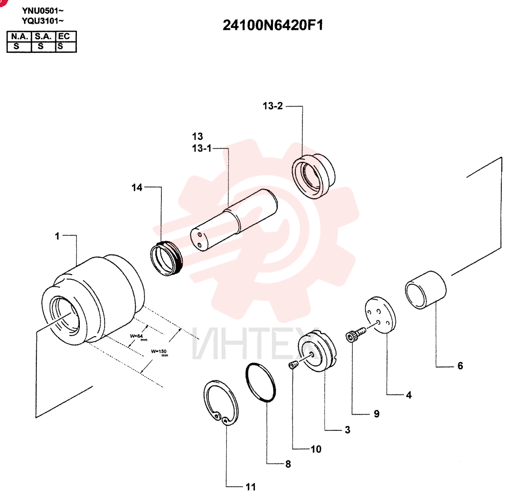 TRACK ROLLER 24100N6420F1