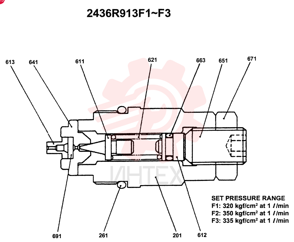 VALVE 2436R913F1