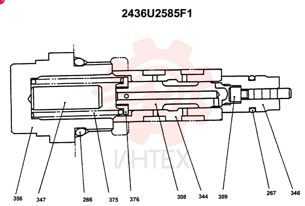 VALVE PRESSURE RELIE 2436U2585F1