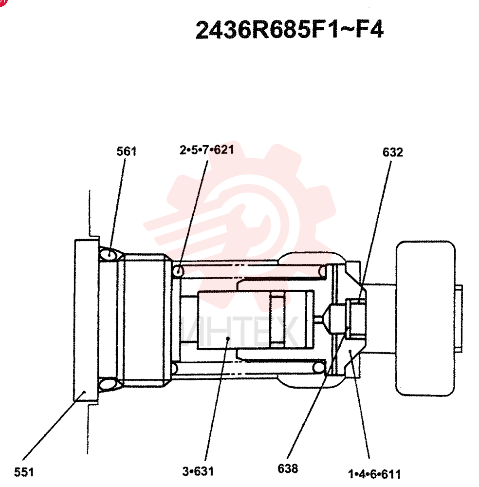 VALVE PRESSURE RELIE 2436R685F1
