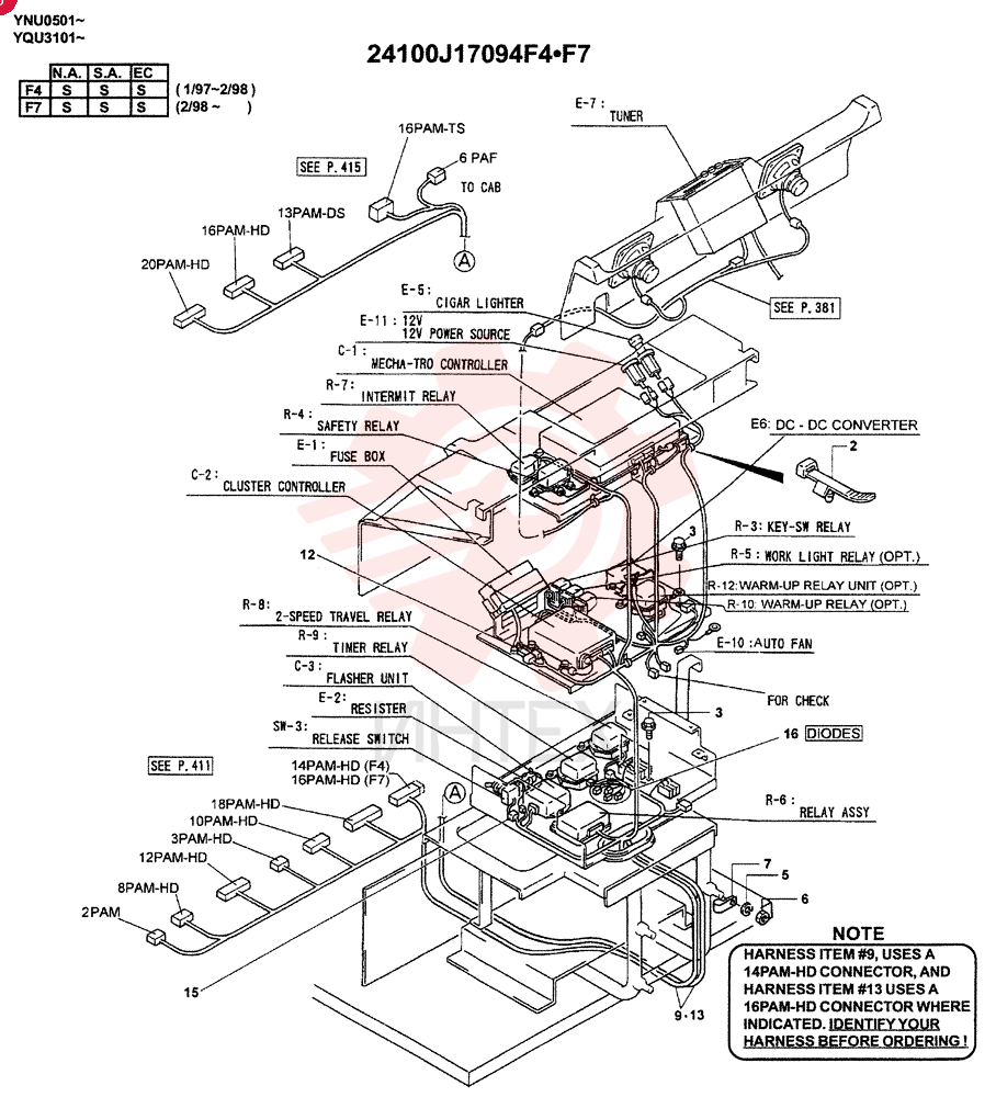 WIRE HARNESS 24100J17094F4