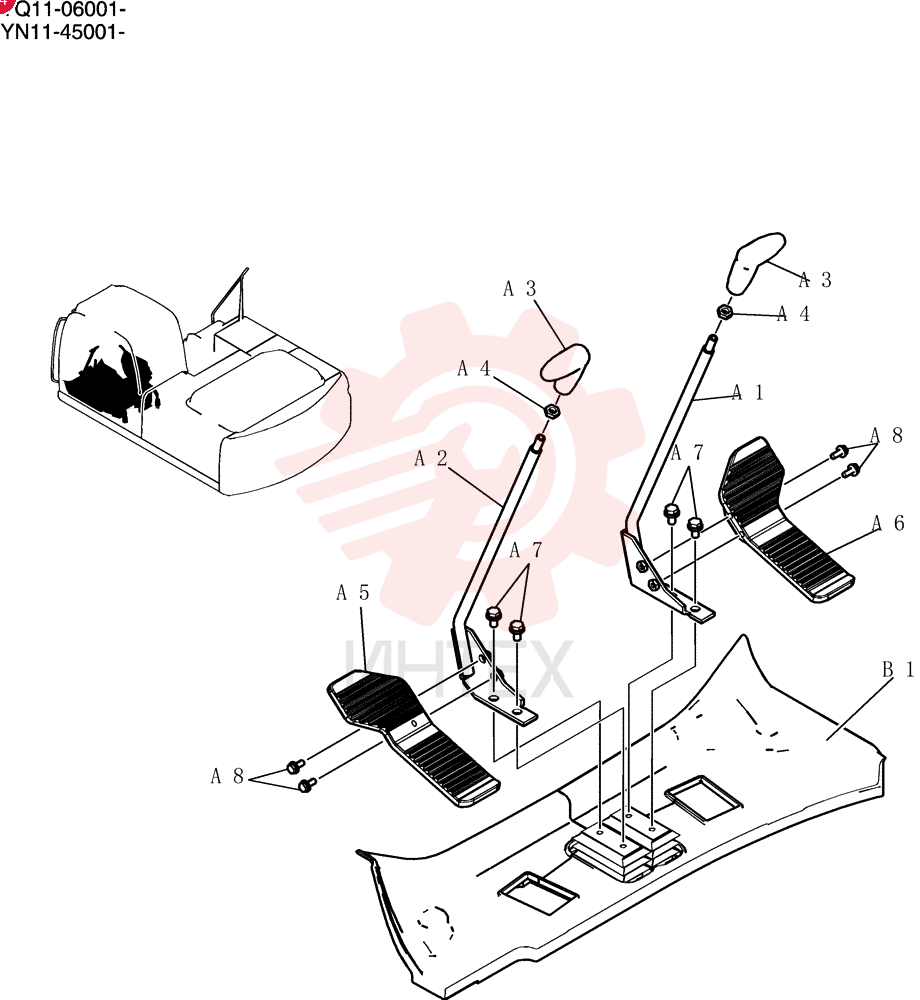 CONTROL LEVER YN50M00013F1