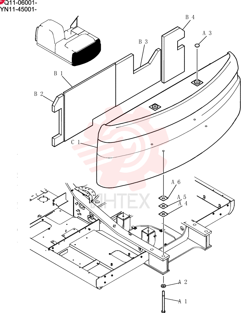 COUNTERWEIGHT YN60C00247F1