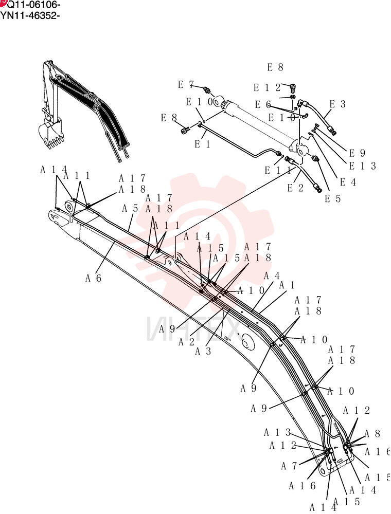 Hyd, Boom YN42H00359F1 (1)