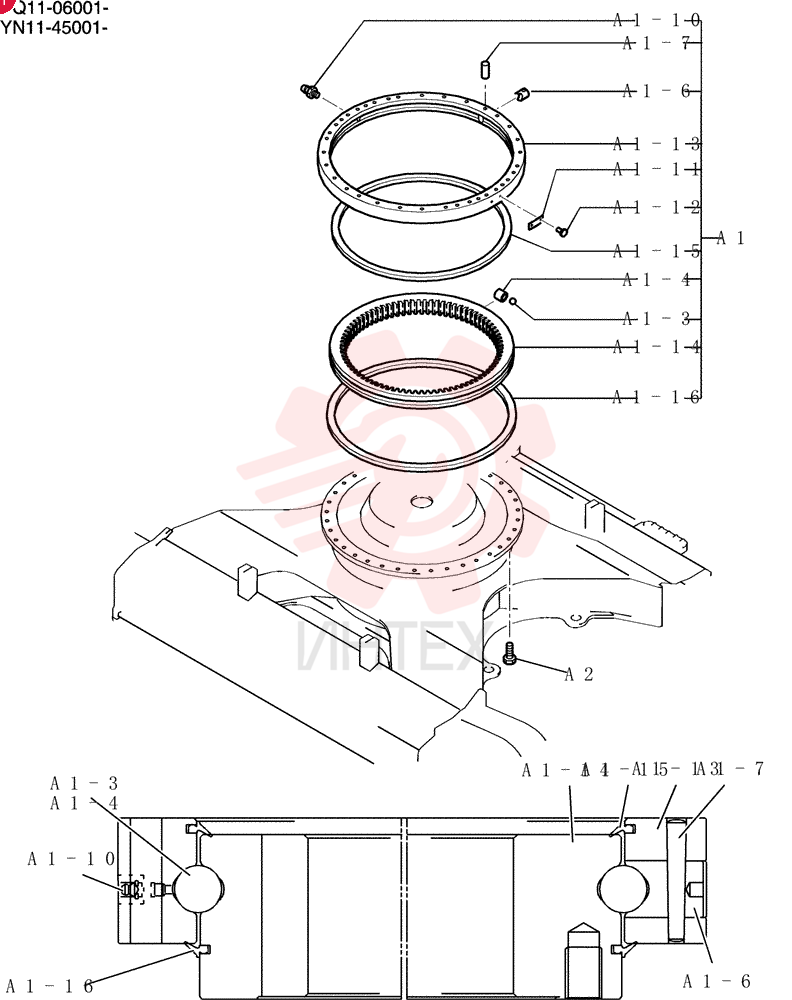 Slewing (in-house Product) YN40F00027F1 (1)