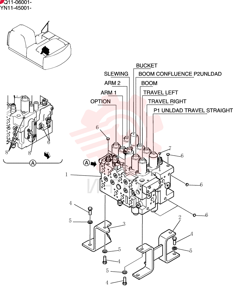 VALVE, CONTROL YN30V00101F1 (1)