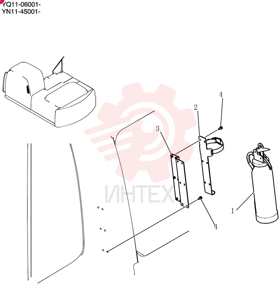 FIRE EXTINGUISHER YN71M00004F1