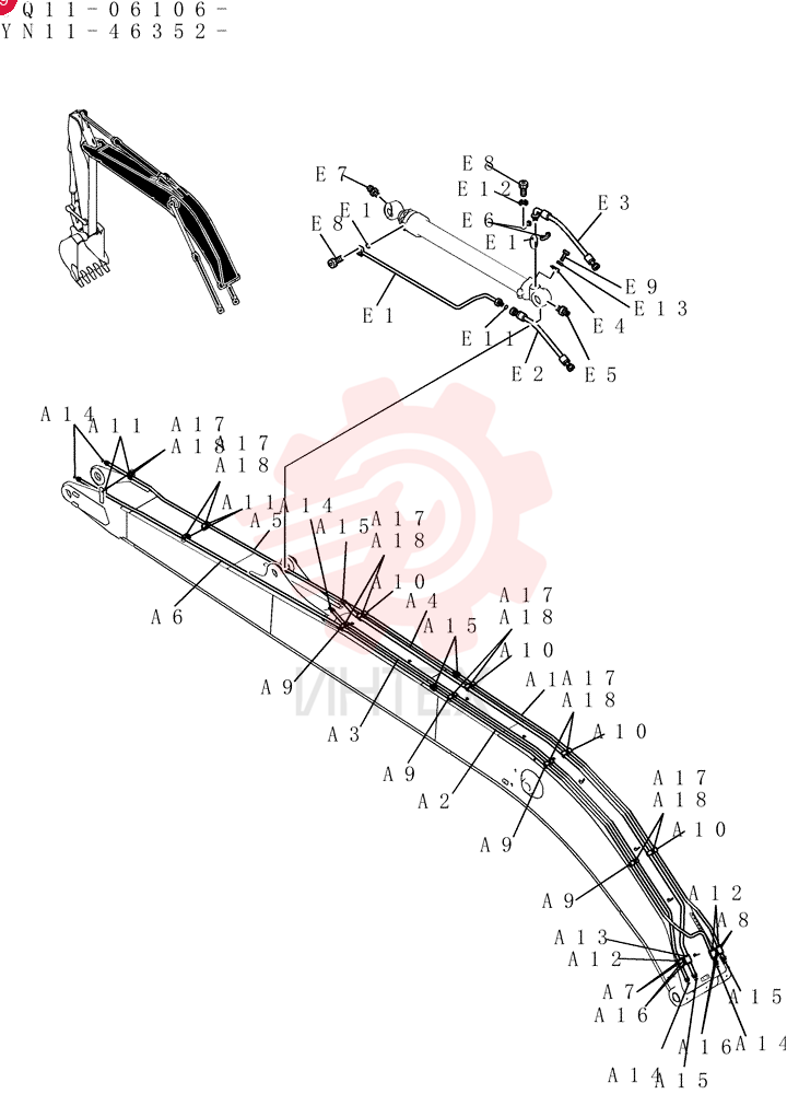 Hyd, Boom YN42H00342F1 (2)