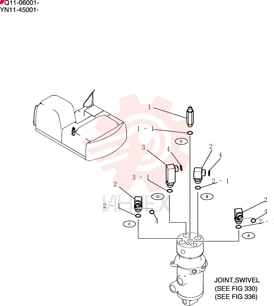 Hyd, Swivel YN19H00047F1