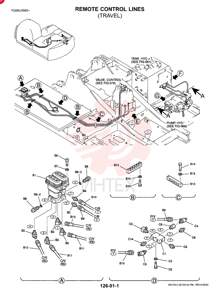 CONTROL LINES, PUMP YN06H00068F1 (1)