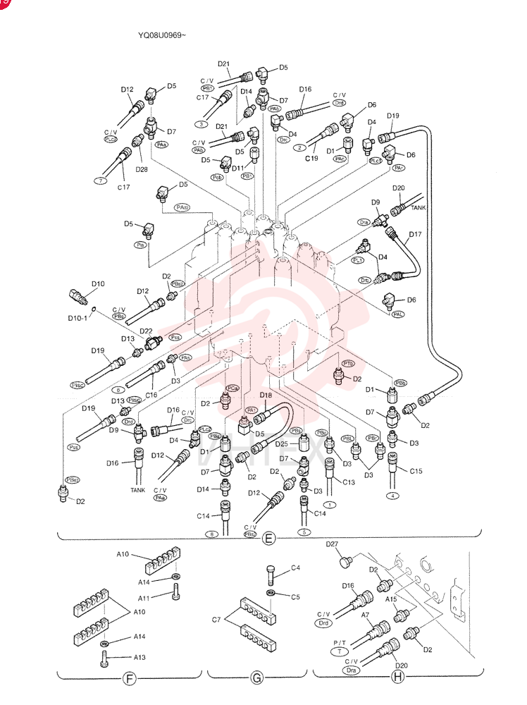 CONTROL LINES, REMOTE YN68H00119F1 (12)