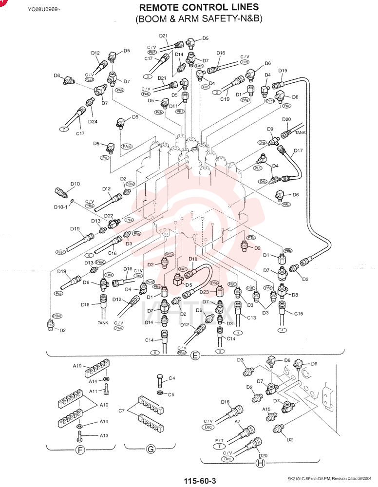 CONTROL LINES, REMOTE YN68H00119F1 (13)