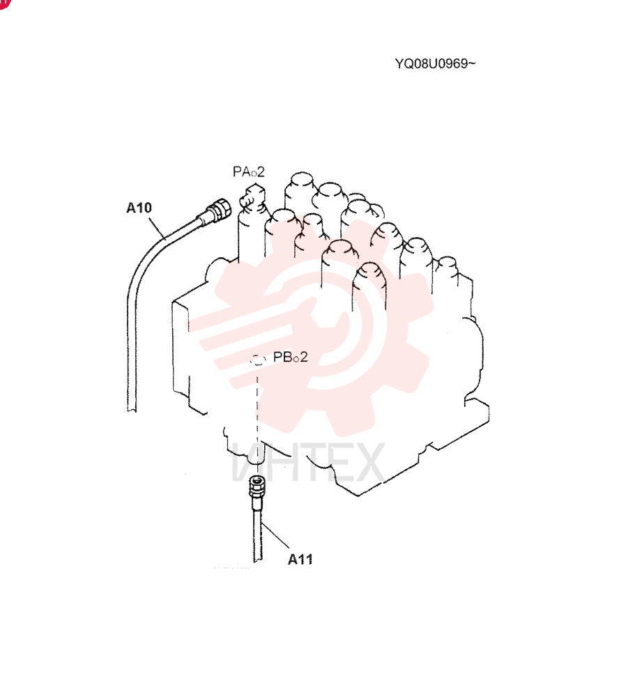 CONTROL LINES, REMOTE (N&B) YN68H0089F1 (1)