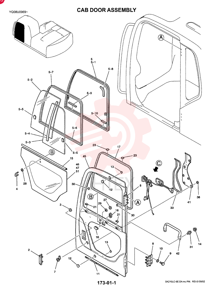 DOOR ASSY. YN51C00010F2 (1)