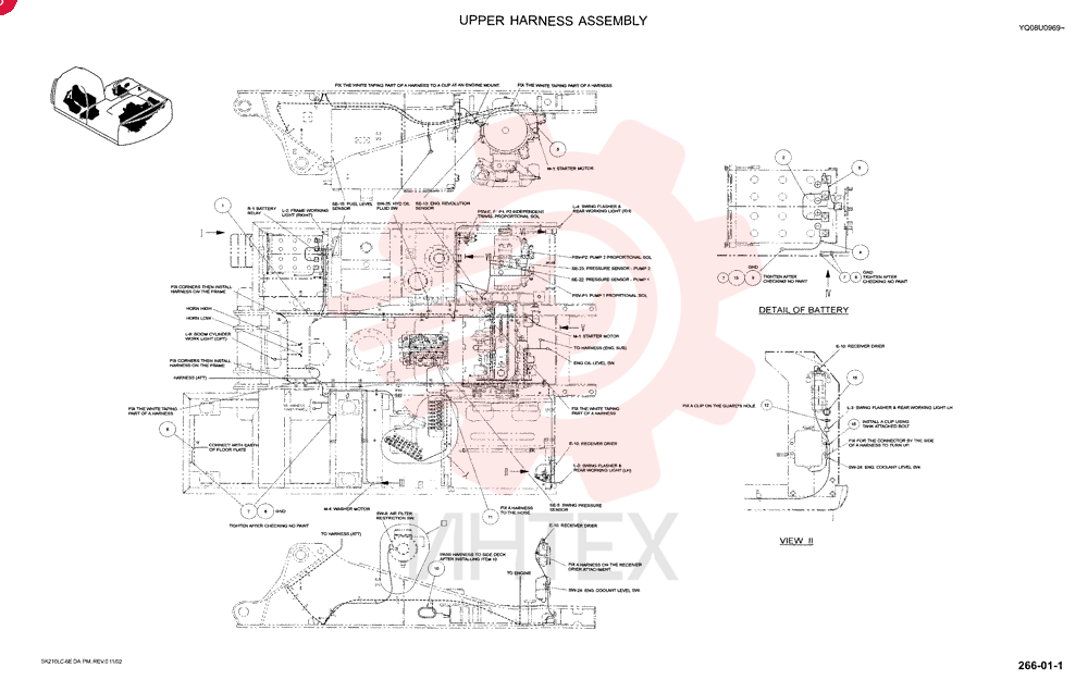 HARNESS ASSY, UPPER YN13E00076F1 (6)
