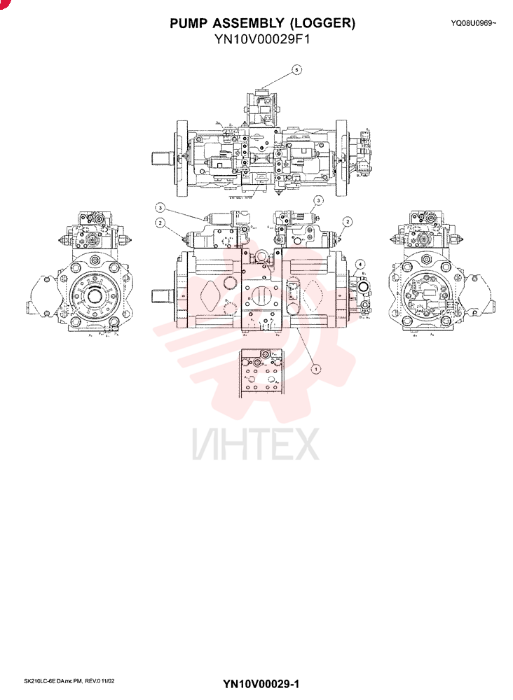 HYDRAULIC PUMP YN10V00029F1