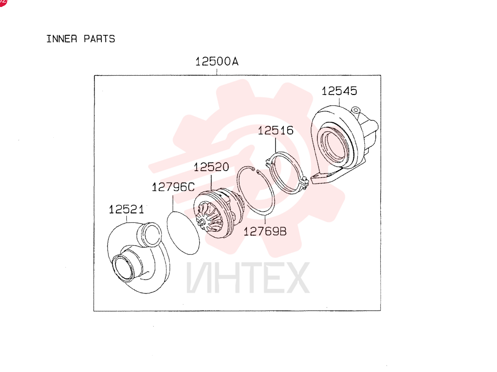 TURBOCHARGER VAME440895 (2)