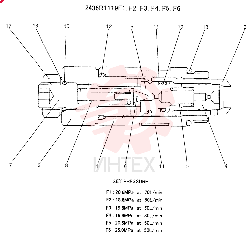 VALVE 2436R1119F1