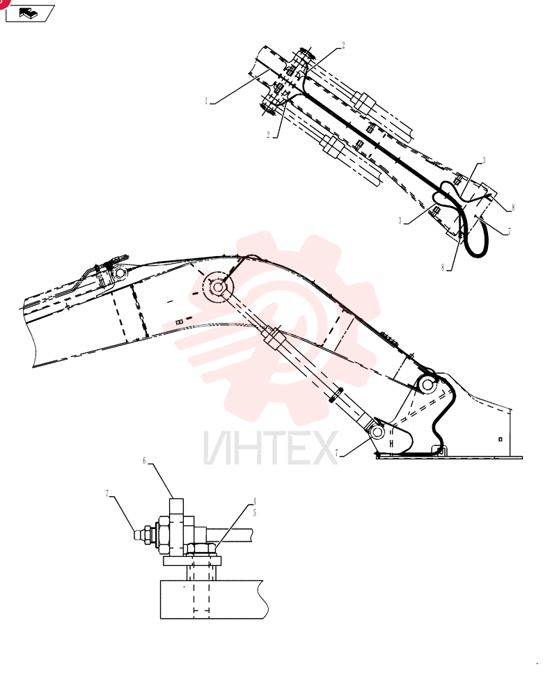 HOSE,6.40mm ID x 5250mm L 2444R1117D525 (1)