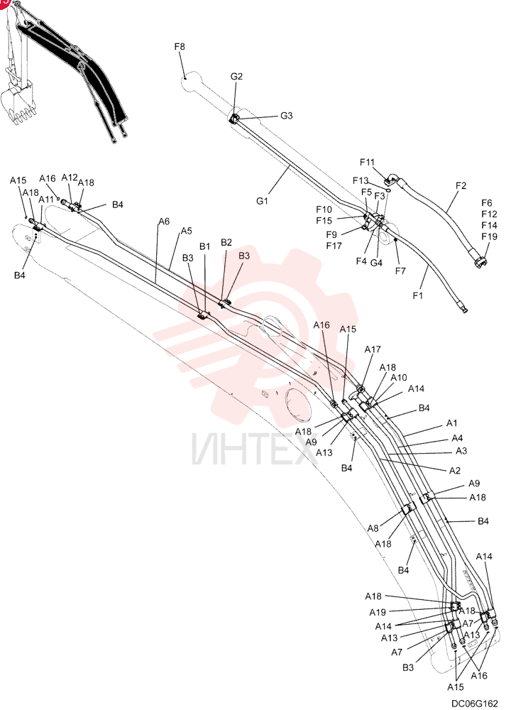 HYD LINES,BOOM YN42H00311F1 (1)