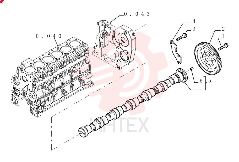 SCREW,Hex Flg, M8 x 1.25 x 25 4899079 (1)