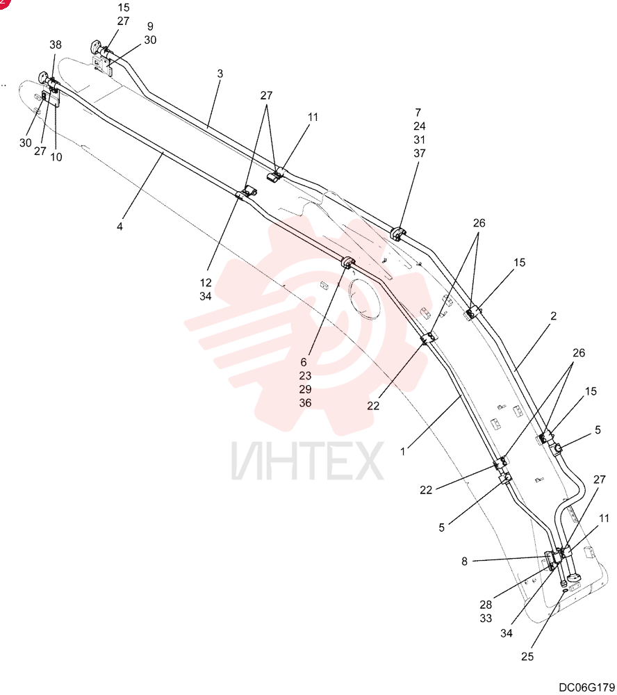 TUBE,27.2 mm OD YN42H02611P1